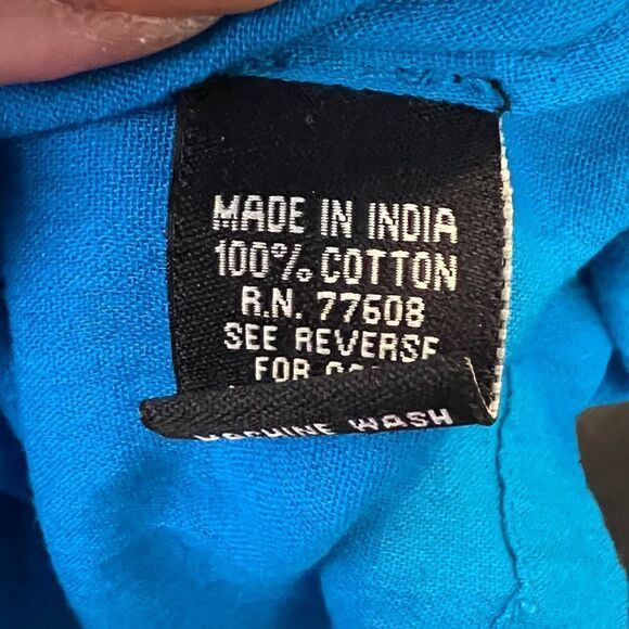 J. Peterman Cotton Blouse nwot - Picture 7 of 7